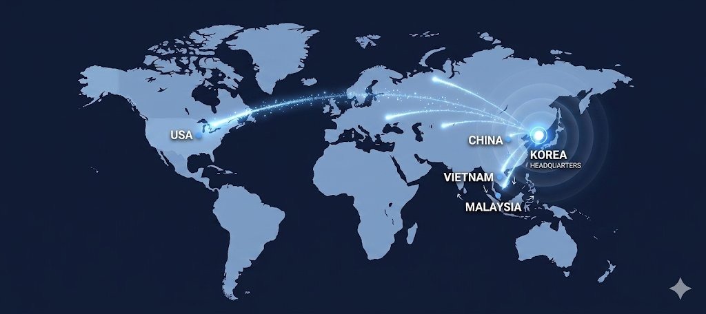 Saehan Nanotech Global Presence